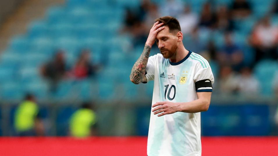 Lionel Messi of Argentina